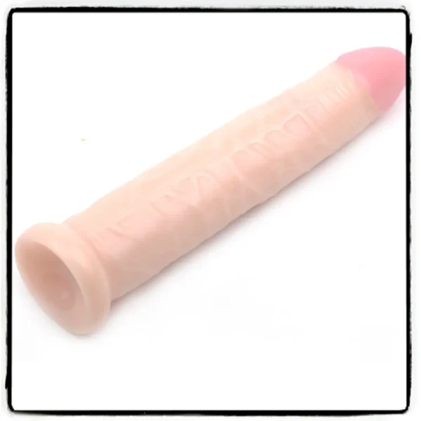 Consolador Delgado Color Piel Sin Sopapo COD1046 - Imagen 3