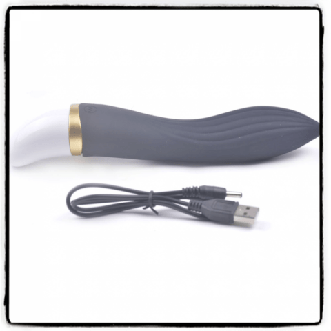 Vibrador Recargable 12 Velocidades Color Negro MY2006B