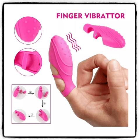 Dedo Vibrador G-spot Clit Masaje Mujer Masturbador Sexual